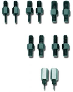 Set draadeind-adapters, M10 1