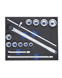"Dopsleutelset 3/4"" in 3/4 CT-module, 14-dlg"
